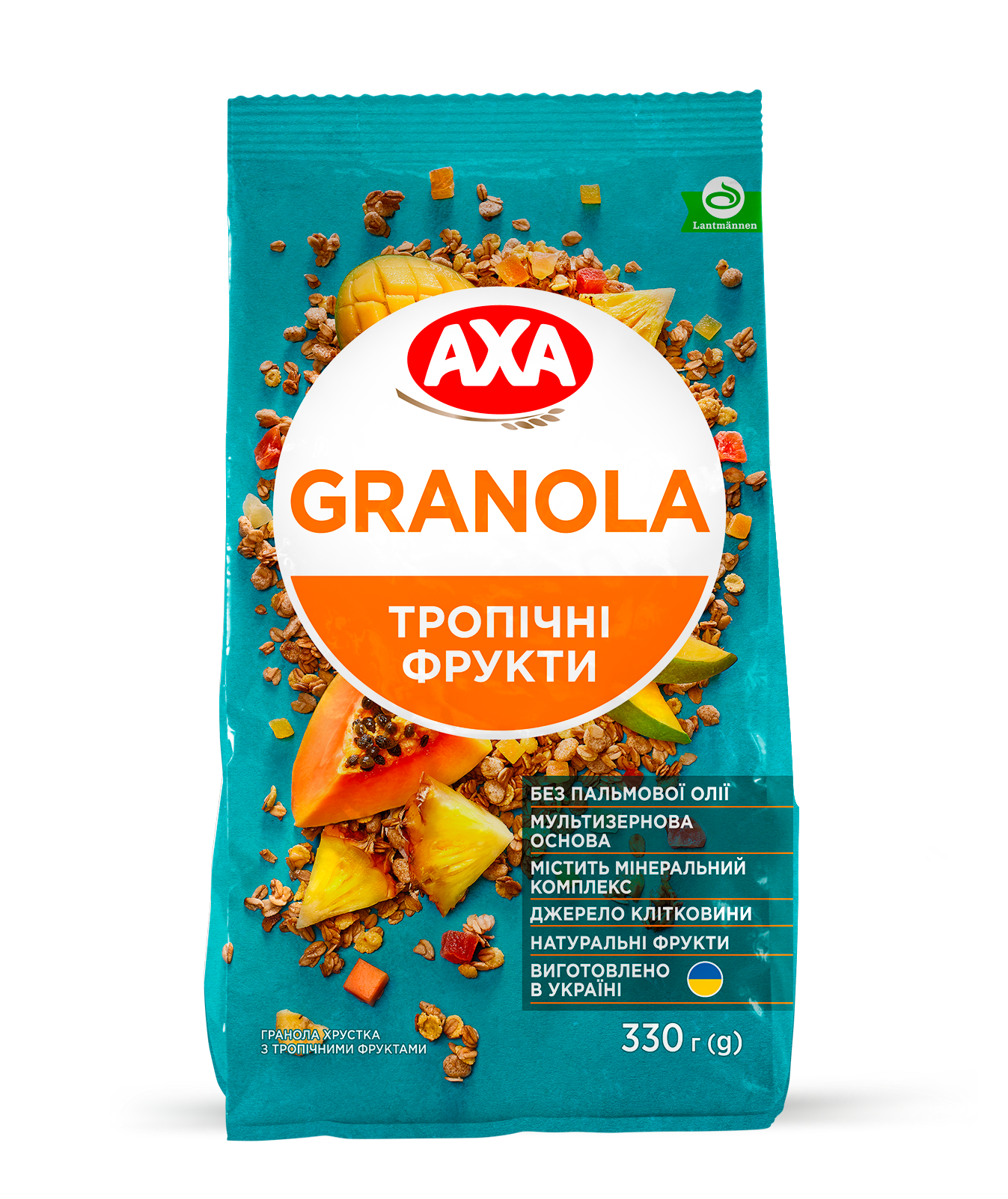 AXA Гранола з тропічними фруктами